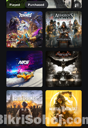 PS 4 with 15 purchased games